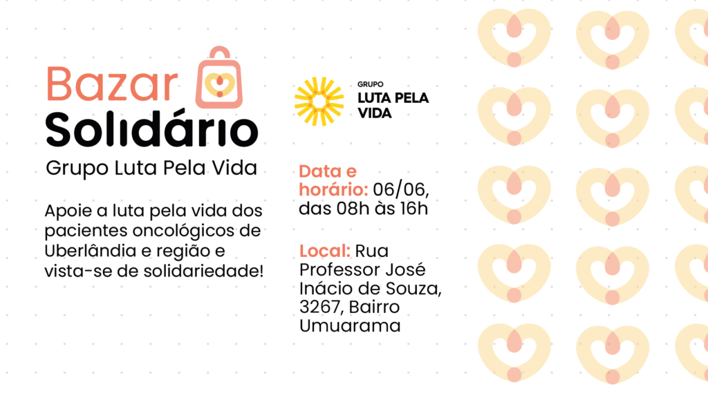 Bazar Solidário do GLPV de junho acontecerá no dia 6.